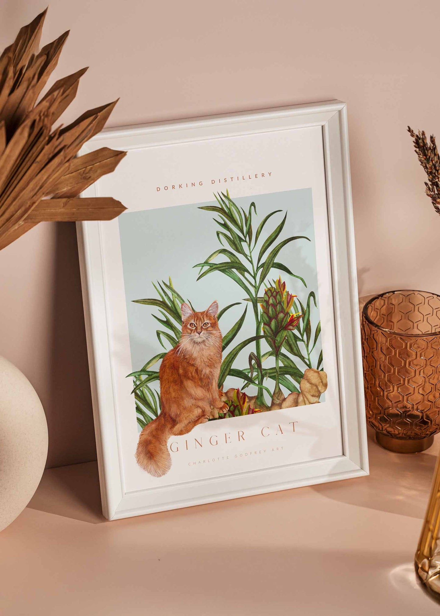 Ginger Cat A4 Print