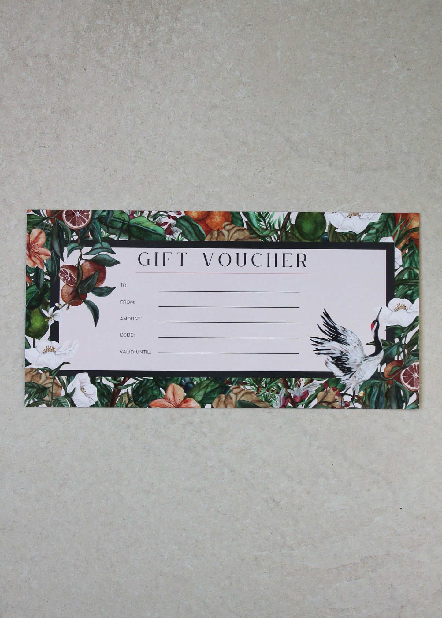 Printed Gift Voucher in Presentation Box