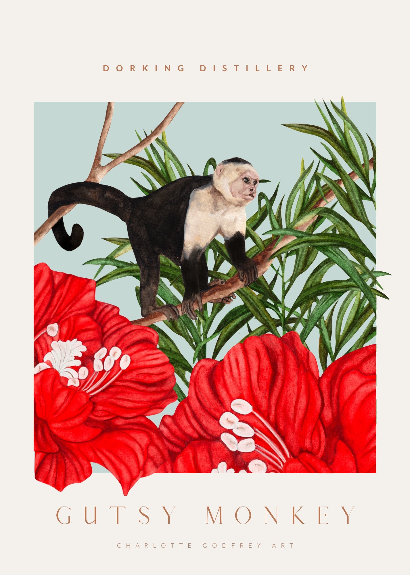 Gutsy Monkey A4 Print